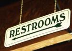 restrooms