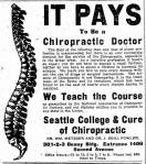 Seattle College of Cure and Chiropractic – 1905