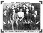 DD Palmer Portland School First Graduating&nbsp;Class