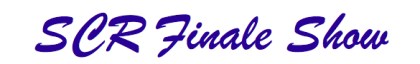 SCR Finale Show text