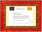 SCR Safety Pin&nbsp;Certificate